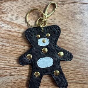FREE 🆓 with Any Two Purchases - BRAND NEW Leather Teddy Bear Keychain